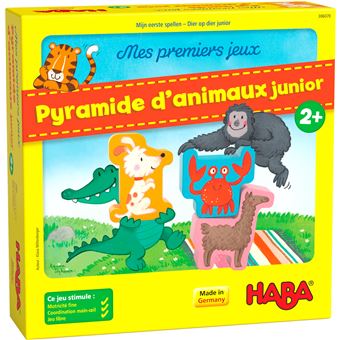 Jeu d'éveil Haba Mes premiers jeux Pyramide d’animaux junior