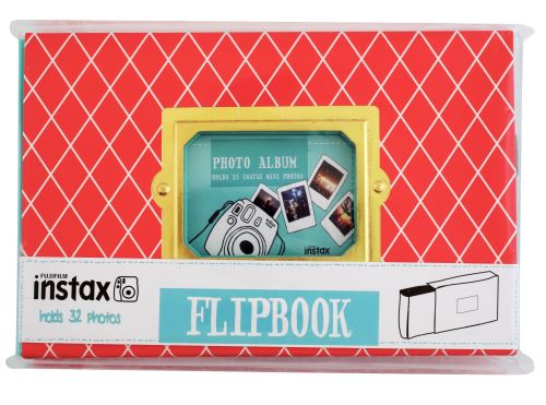 FUJI ALB INSTAX MINI-32 PHOTOS ROSE/RED