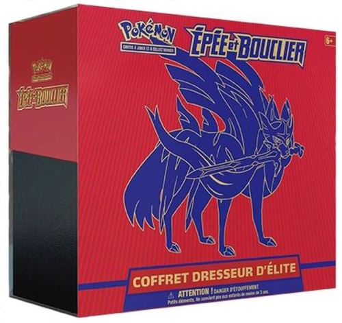 Asmodée Elite Trainer Box Pokémon Épée et Bouclier 1 Random model