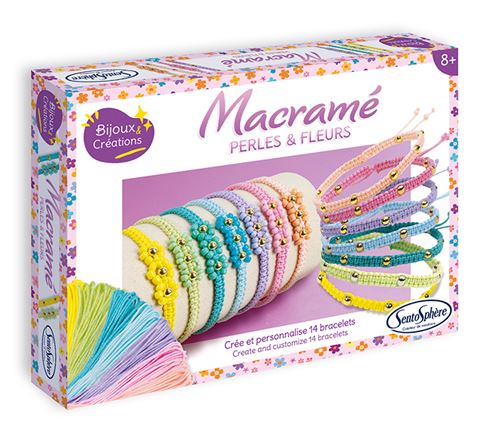 Snto Multicolore Création Perle Et Bijou Sentosphère Macramé Perles Et Fleurs