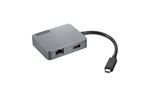 Hub USB-C Lenovo Travel Gen2 de bureau pour IdeaPad 3 14/ThinkBook 13x G2 IAP/14s Yoga G2 IAP/ThinkPad T14s Gen 3/ X1 Nano Gen 2 Gris