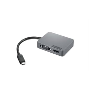 Hub USB-C Lenovo Travel Gen2 de bureau pour IdeaPad 3 14/ThinkBook 13x G2 IAP/14s Yoga G2 IAP/ThinkPad T14s Gen 3/ X1 Nano Gen 2 Gris