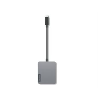 Hub USB-C Lenovo Travel Gen2 de bureau pour IdeaPad 3 14/ThinkBook 13x G2 IAP/14s Yoga G2 IAP/ThinkPad T14s Gen 3/ X1 Nano Gen 2 Gris