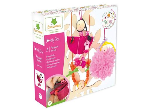 Kit créatif Au Sycomore Lovely Box Poupées Perles