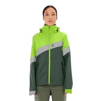 Coupe-vent imperméable Urban Circus Giro Taille S Kaki et Vert fluo - 1