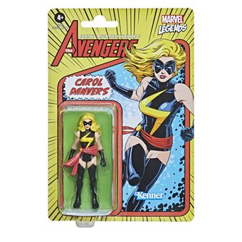 Figurine Marvel Legends Rétro 3,75 pouces Carol Danvers