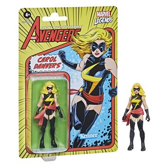 Figurine Marvel Legends Rétro 3,75 pouces Carol Danvers