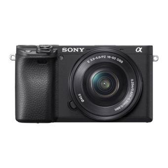Sony Alpha 6400 Hybride Behuizing Zwart + E PZ 16-50mm f/3.5-5.6 OSS Lens