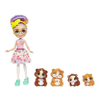 Poupée Enchantimals Famille de Glee Cochons d'Inde