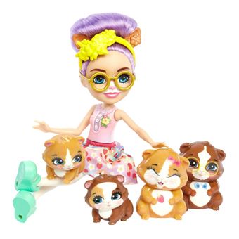 Poupée Enchantimals Famille de Glee Cochons d'Inde