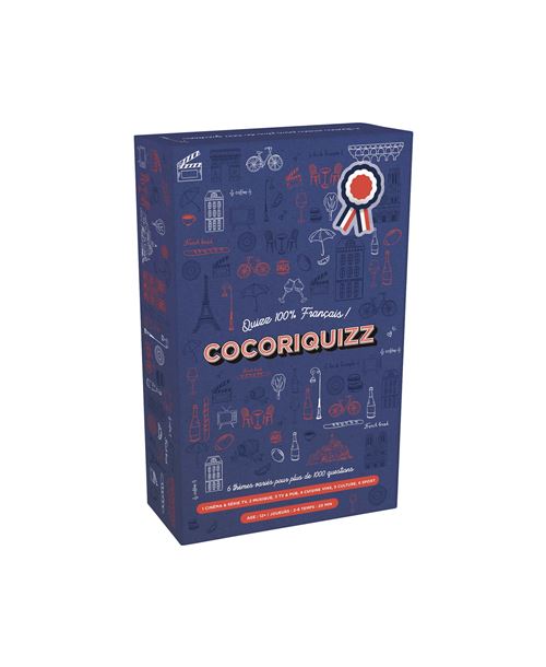 Jeu Classique Topigames Cocoriquizz 100% Culture Française