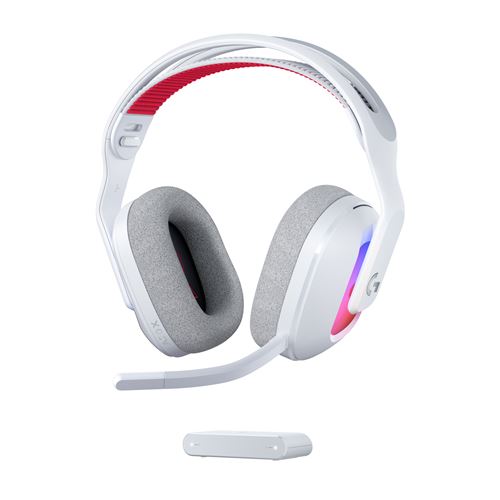 Casque gaming sans fil Logitech G Astro A20 X Lightspeed Bluetooth Blanc pour PS5 Xbox Nintendo Switch et PC