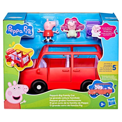Figurine Peppa Pig La grande voiture familiale