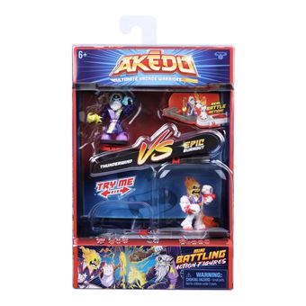 Petite figurine Akedo Pack Duo W2 Spark Attk Modèle aléatoire