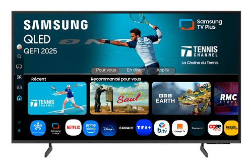 Samsung 75QEF1 TV QLED 75 190 cm 4K UHD 3840x2160 HDR10+ Smart TV Gaming Hub 3xHDMI WiFi