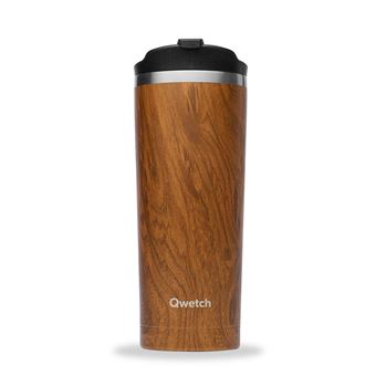 Travel mug Qwetch 470 ml Wood