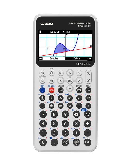 Calculatrice scientifique Casio Graph Math Plus Blanc