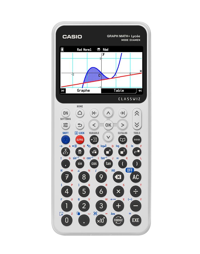 Calculatrice scientifique casio graph math plus blanc calculatrice