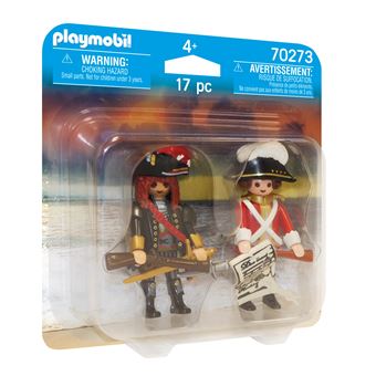 Playmobil Les Pirates 70273 Capitaine pirate et soldat