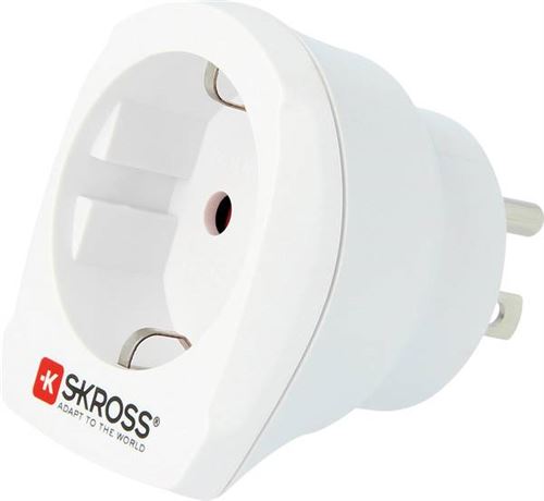 Skross Europa-zu-USA-Netzadapter – Weiss
