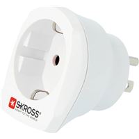 Adaptateur de voyage Skross Europe vers USA Blanc