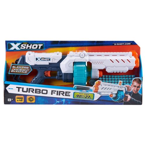 Pistolet X-Shot Turbo Fire Zuru 48 flèches