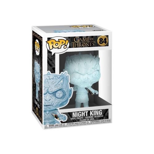 Figurine Funko Pop TV Game of Thrones Saison 8 Crystal Night King avec une dague dans le torse
