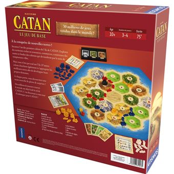 Jeu de stratégie Asmodee Catan Jeu de Base