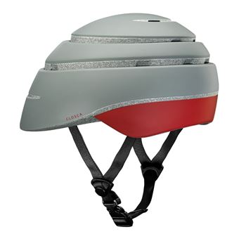 Casque de vélo pliable Closca Loop Fossil Taille M Rouge