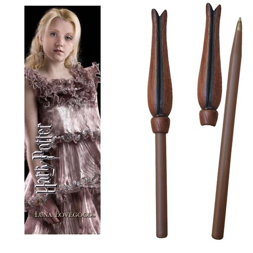 Set stylo baguette avec marque-page Luna Lovegood The Noble Collection