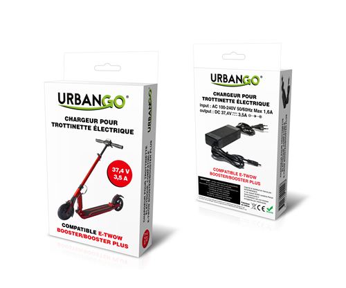 Chargeur pour trottinette électrique Urbango E-Twow Booster 37,4V 3,5A