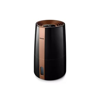 Humidificateur d’air Philips 3000 Series HU3918/10 25 W Noir et Cuivré