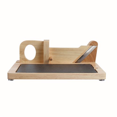 Guillotine à saucisson plateau ardoise Livoo Beige