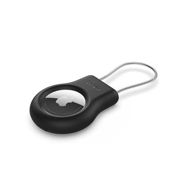 Support sécurisé avec porte-clés Belkin pour AirTag Noir - Balise connectée  - Achat & prix