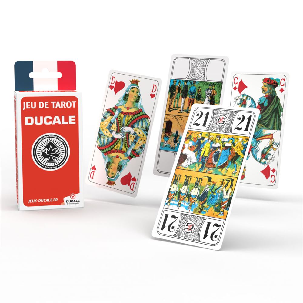Jeu de 78 Cartes de Tarot de Luxe plastifiées - Carte Jouer Atouts