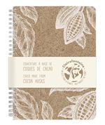 Carnet A5 à spirale ligné Clairefontaine Cacao Recyclé Modèle aléatoire
