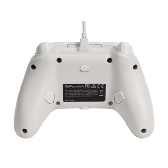 Manette filaire améliorée Xbox ou Xbox Séries X/S Blanc Mistique