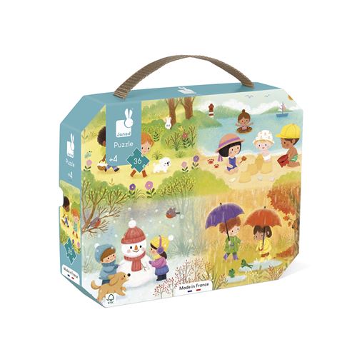 Puzzle 36 pièces : Les Saisons Juratoys Janod - vue 2