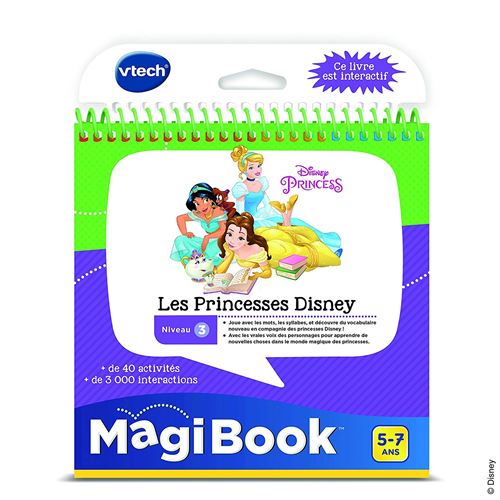 Livre Interactif Vtech Magibook Les Princesses Disney
