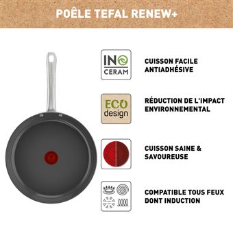 Poêle Tefal Renew+ C4240653 28 cm Noir