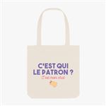 Totebag Kapsul C'est qui le patron