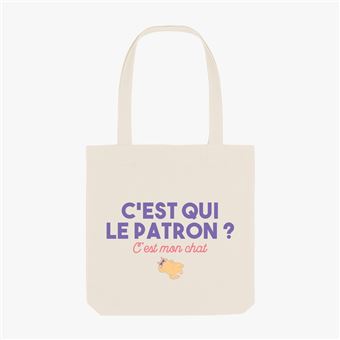 Totebag Kapsul C'est qui le patron