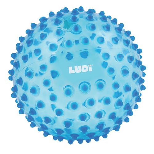 Ludi balle sensorielle bleu