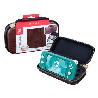 Pochette de transport Deluxe BigBen Zelda Breath of the Wild Marron pour Nintendo Switch Lite