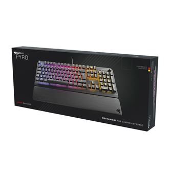 Clavier Gaming Mécanique filaire Roccat Pyro RGB Noir