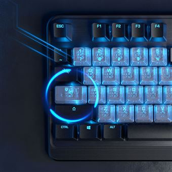 Clavier Gaming Mécanique filaire Roccat Pyro RGB Noir