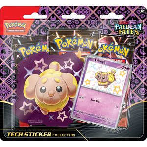 Carte à collectionner Pokémon EV045 Destinées de Paldea Pack autocollant réajustable 3 boosters