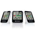 Station météo Bresser Climate Monitor Thermo Hygromètre DCF 7000016 Blanc