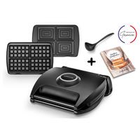 Gaufrier et croque-monsieur Lagrange 089004 1700 W Noir