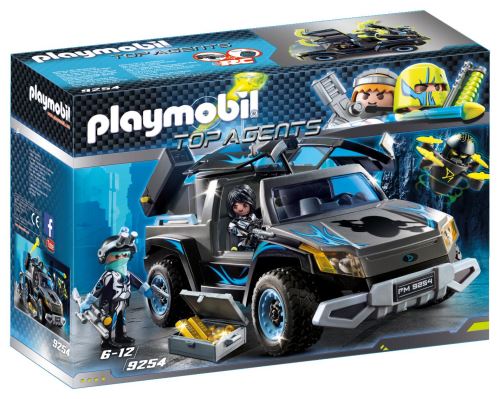Playmobil Top Agents 9254 4X4 Des Agents Du Dr. Drone
